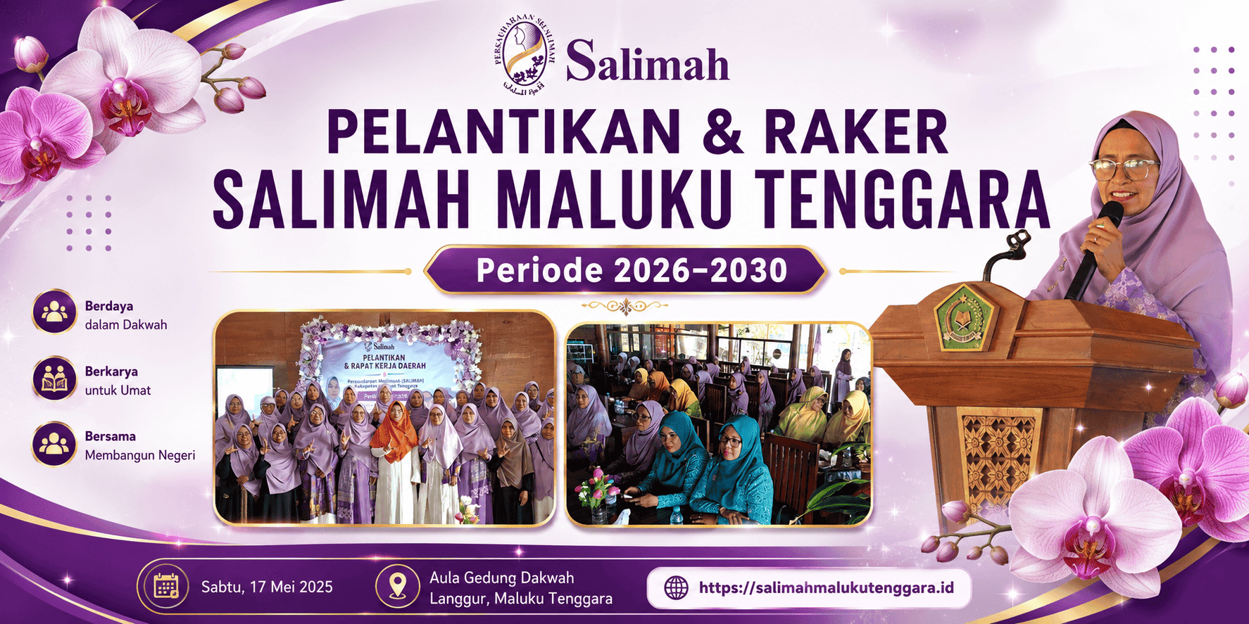 Makasuty Lonthor Resmi Nahkodai SALIMAH Maluku Tenggara Periode 2026–2030